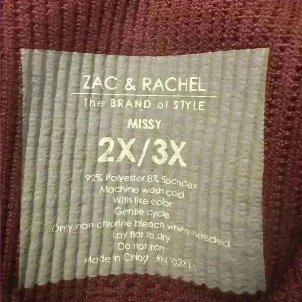 Women’s Burgundy Zac & Rachael Leggings